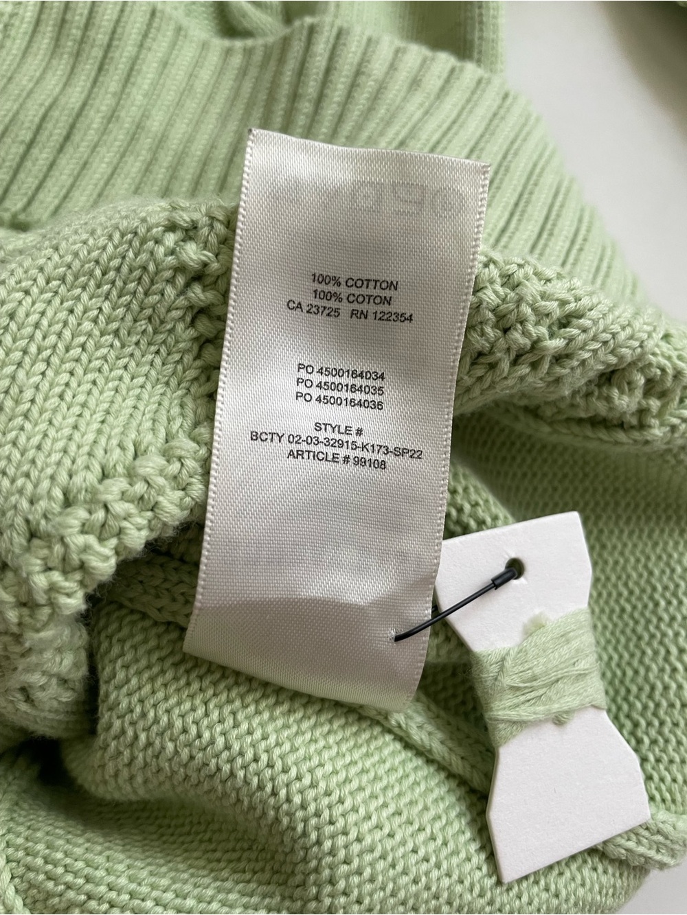 Aritzia Sunday Best Lamora Cable Knit Longline Cardigan in Sagebrush Green - Picture 9 of 14